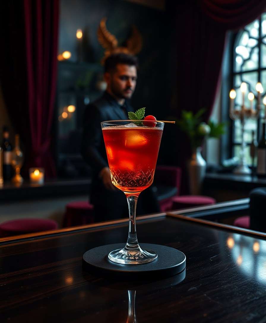 Decadent Manhattan Cocktail