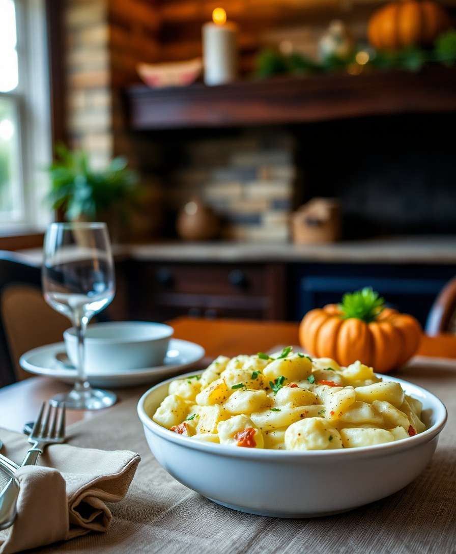 Creamy Garlic Parmesan Potato Mash